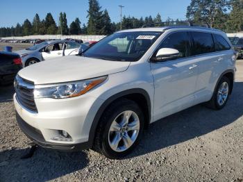  Salvage Toyota Highlander