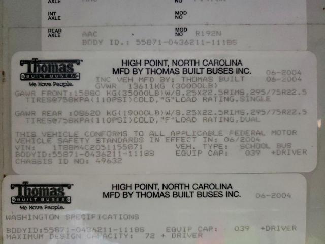 Thomas School Bus Image 3