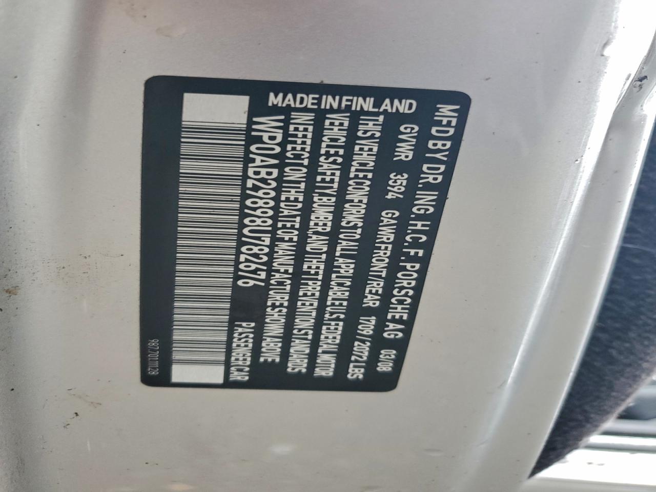 Porsche Cayman S Image 8